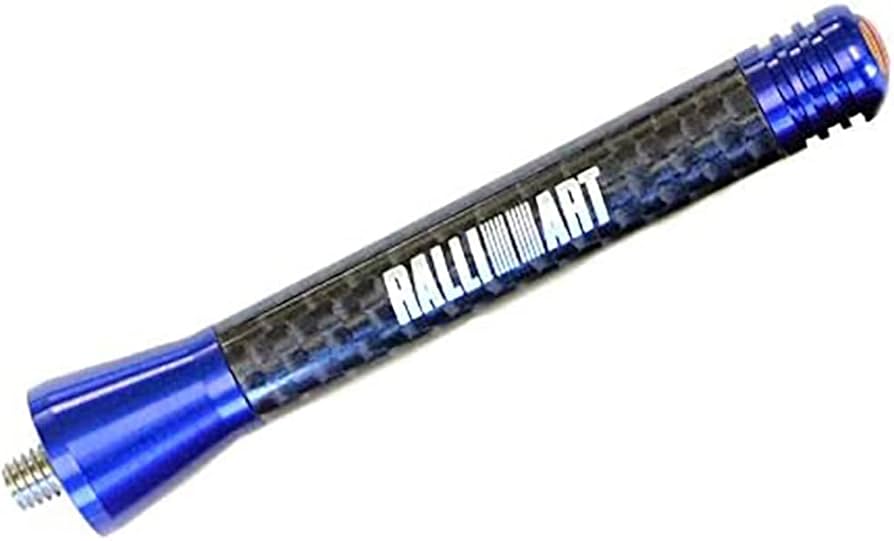 Amazon | RALLIART(ラリーアート)ショートアンテナブルー RA01210L14